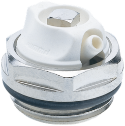 Кран Маевского воздухоспускной клапан Hummel G1/2" поворотная пластиковая сфера для подключения шланга