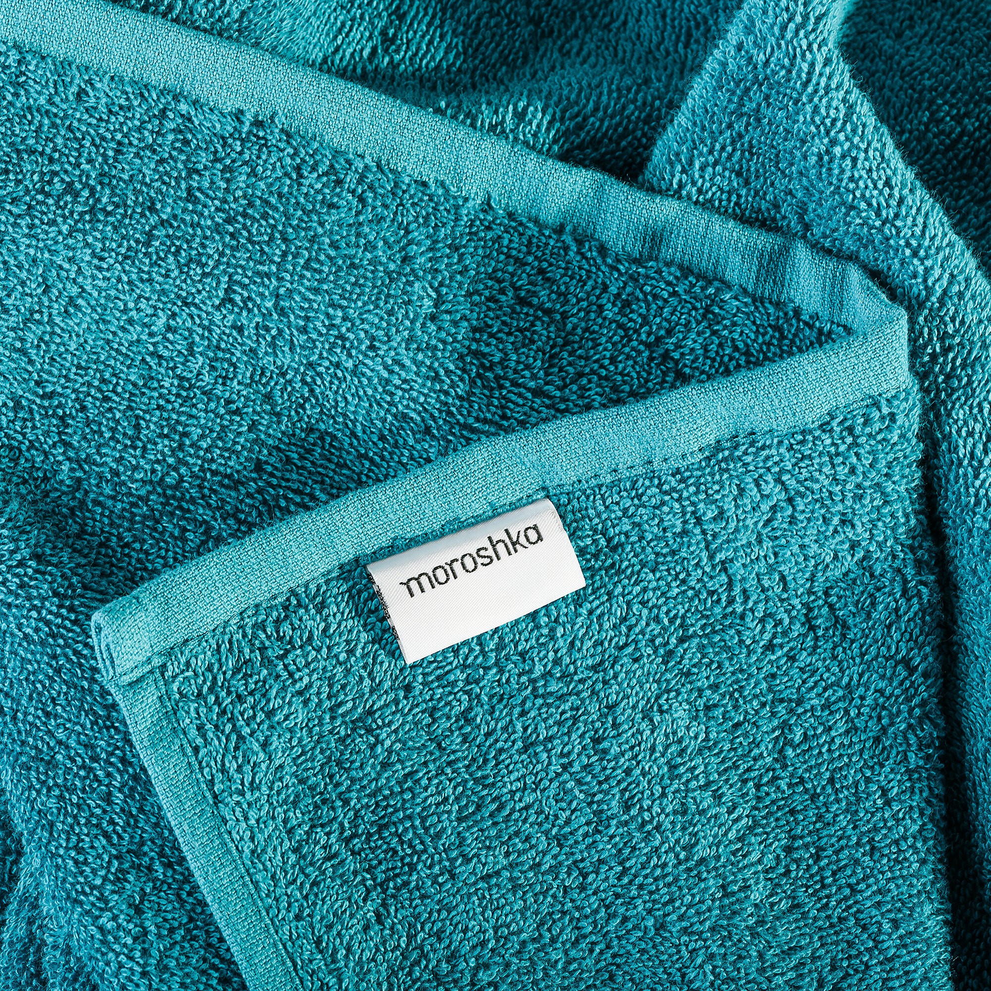 Полотенце Los Muertos для ванной 70х140 см., цвет бирюзовый - фотография № 4