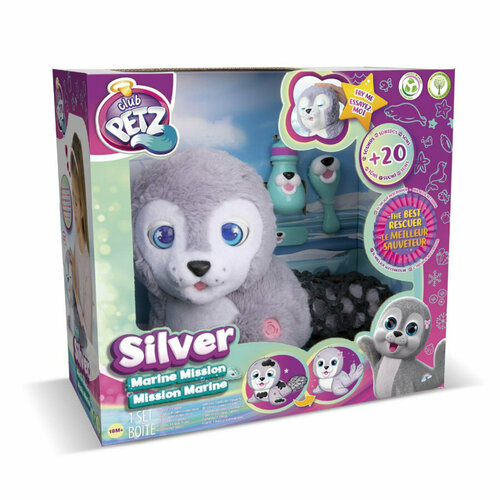 Игрушка интерактивная Club Petz Тюлень Silver 93164