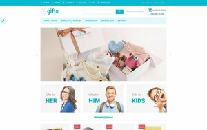 Шаблон OpenCart Gifts - Gift Store