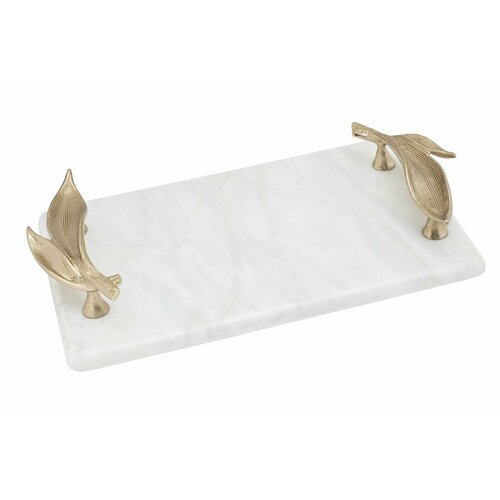 Поднос Garda Decor 69-22768 Поднос декоративный мраморный Flora 465277см арт 69-22768 11150₽