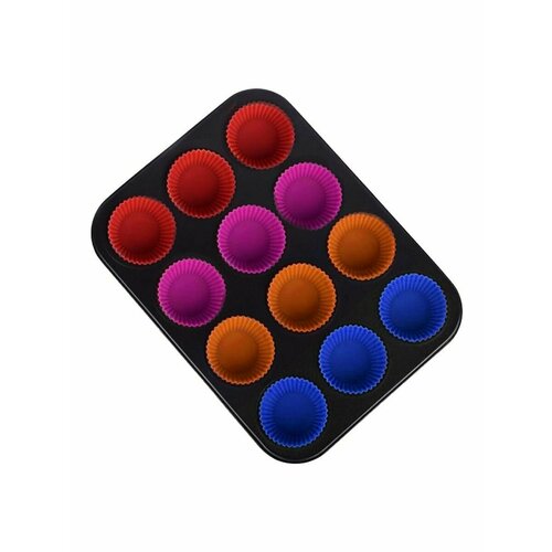 Форма для кексов 12 шт Ah-12F