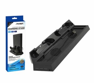 Dobe Зарядная станция Charging Stand для PlayStation 4 Fat/Slim/Pro (TP4-023B), черный, 1 шт.