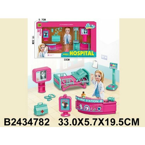 Набор Доктор в комплекте куколка с аксессуарами PIN MING TOYS R 2434782