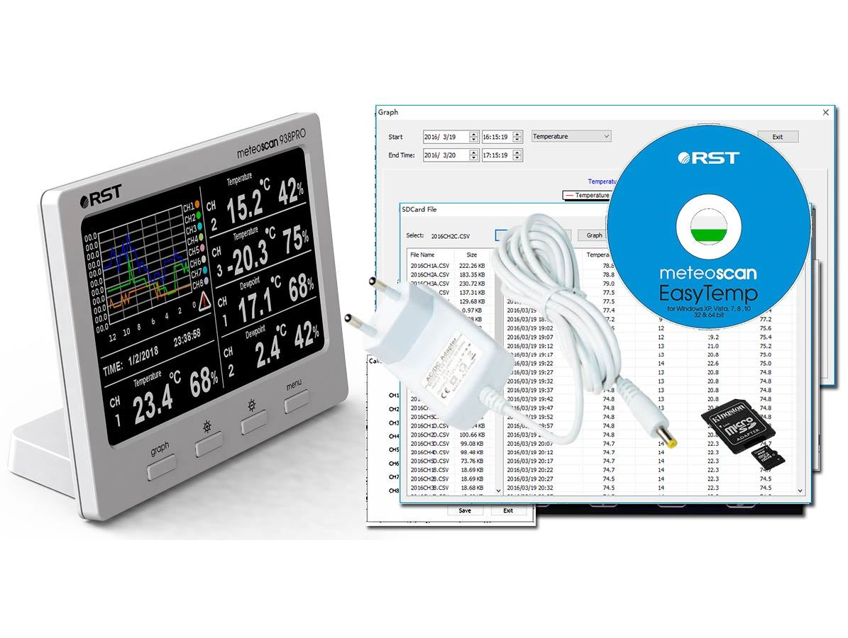 Цифровая метеостанция Rst - фото №6