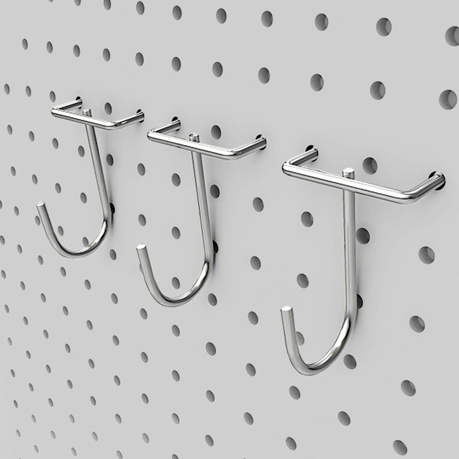 фото Настенная перфорированная панель односторонняя 1800*600*6, шаг 25мм, цвет серый 4535114