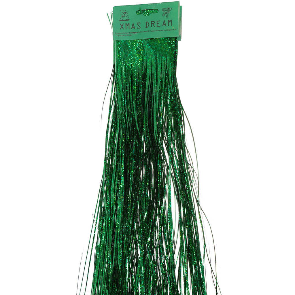 Дождик новогодний Xmas Dream зеленый 20-100, 1х0.2 м