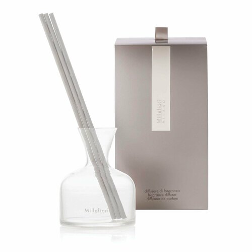 AIR DESIGN / Ваза для жидкости с палочками белая GLASS VASE WHITE