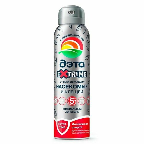 Аэрозоль от всех летающих насекомых и клещей специальный Extrime Дэта 150мл