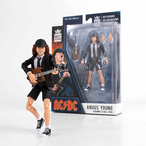 AC DC Гитарист Ангус Янг фигурка фигурка bst axn action figure ac dc angus young [highway to hell tour] 13 см