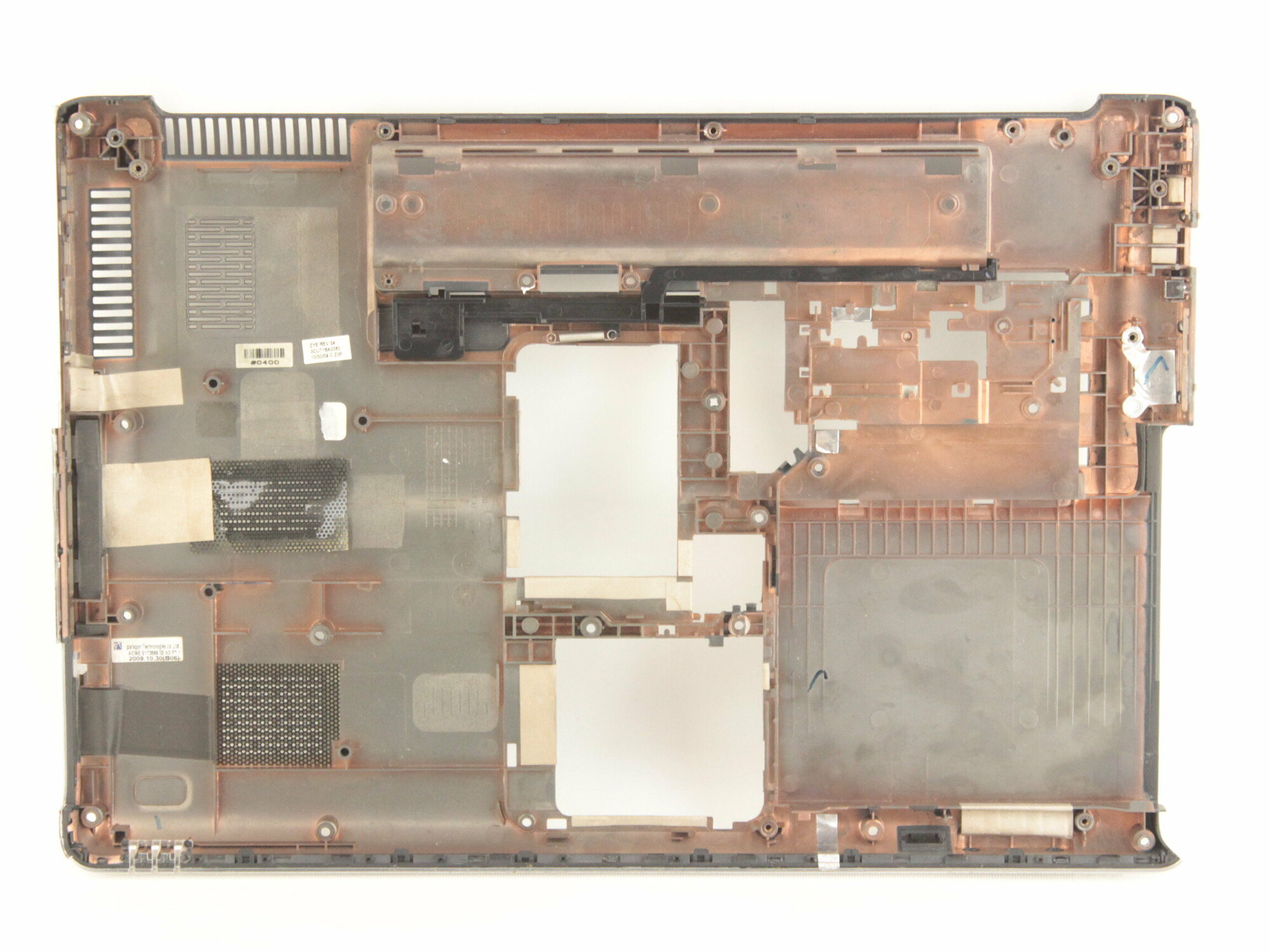 Нижняя крышка корпуса ("база") для ноутбука HP DV6-1000 series (Б/У)