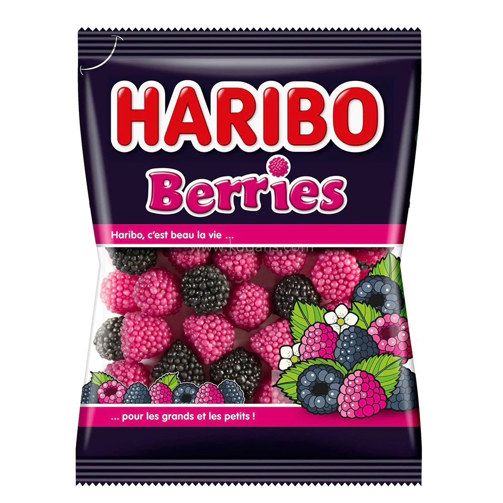 Жевательный мармелад Ягоды 100г / HARIBO Berries 100g