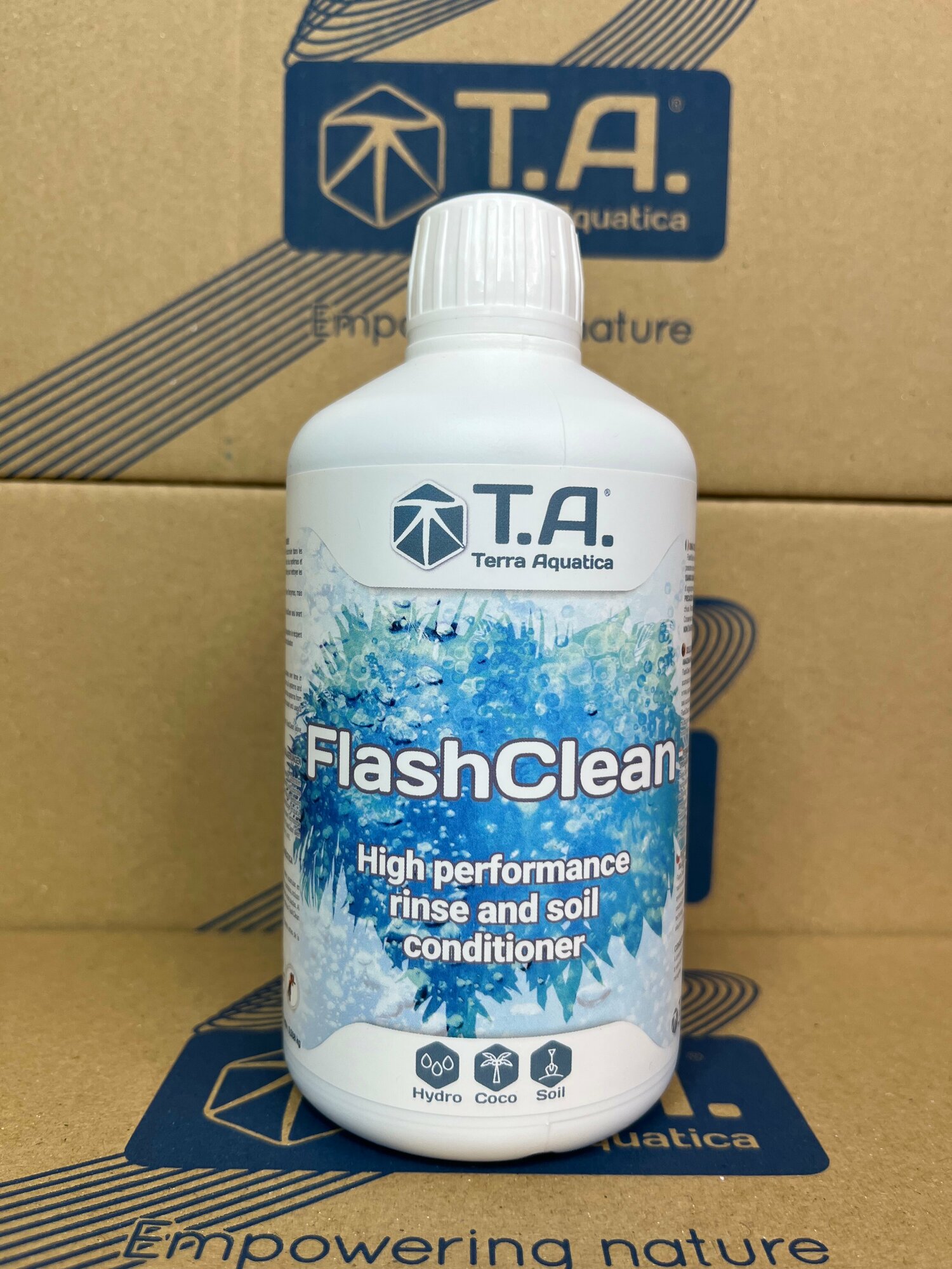 FlashClean (Flora Kleen GHE) / раствор для выведения солей 0,5 л - фотография № 1