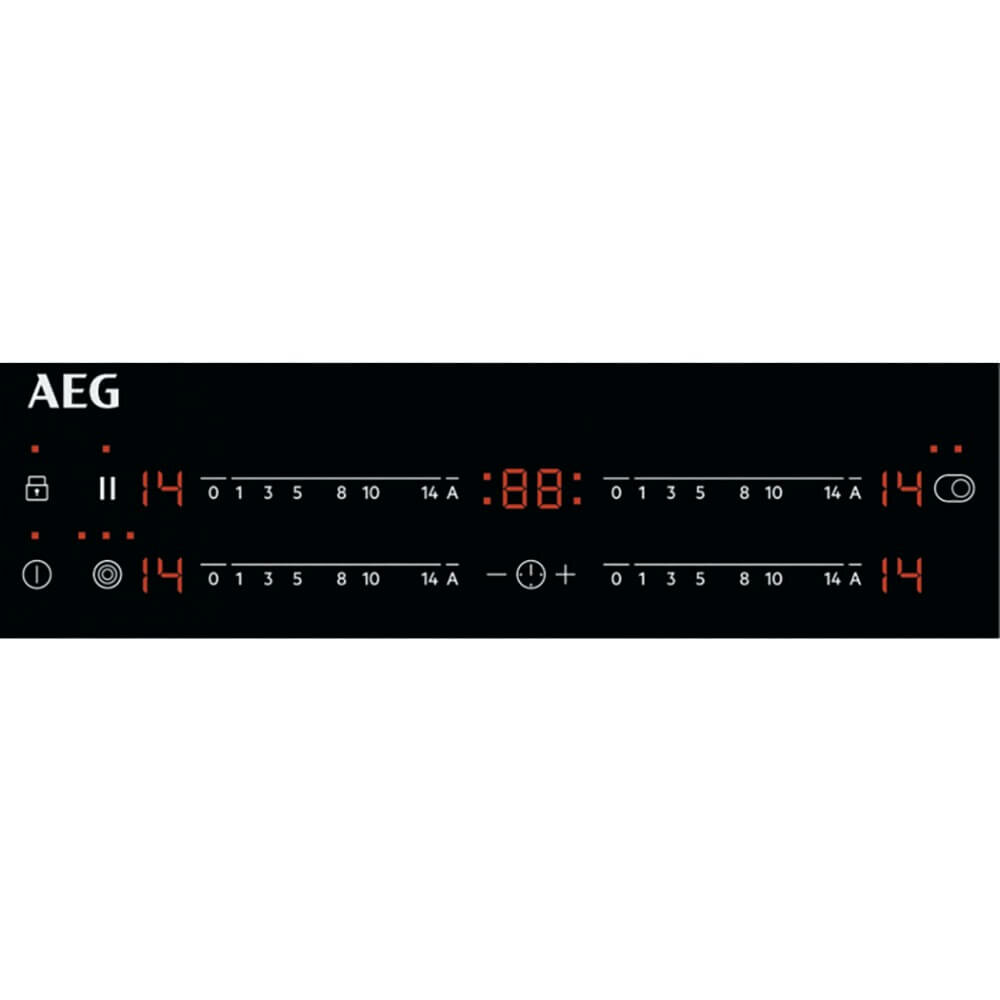 Встраиваемая электрическая панель AEG HK654070IB, чёрная - фотография № 2