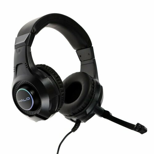 Наушники Qumo HALO игровые микрофон 2х35USB 2м подсветка чёрные 301900₽