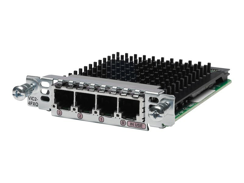 Модуль расширения CISCO 4-PORT FXO VOICE INTERFACE CARD [VIC2-4FXO]