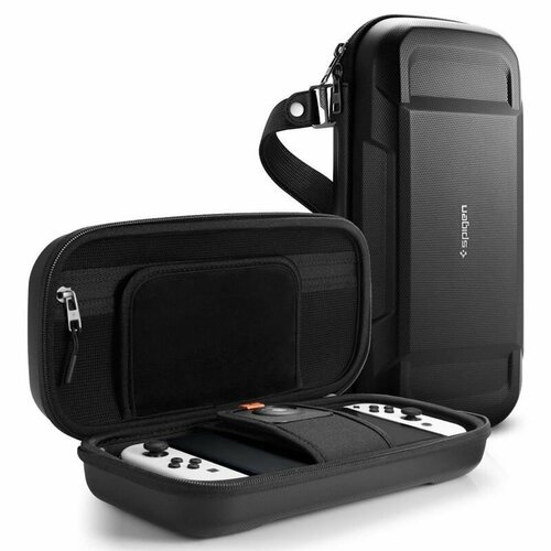 Защитный кейс Spigen Rugged Armor Pro Pouch Nintendo Switch/Switch OLED black