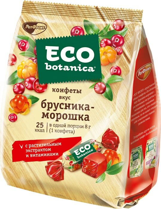 Конфеты Eco Botanica со вкусом Брусника-Морошка 200г