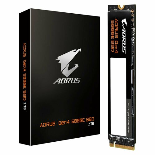 Твердотельный накопитель SSD Gigabyte M.2 2280 2TB AORUS Gen4 5000E AG450E2TB-G