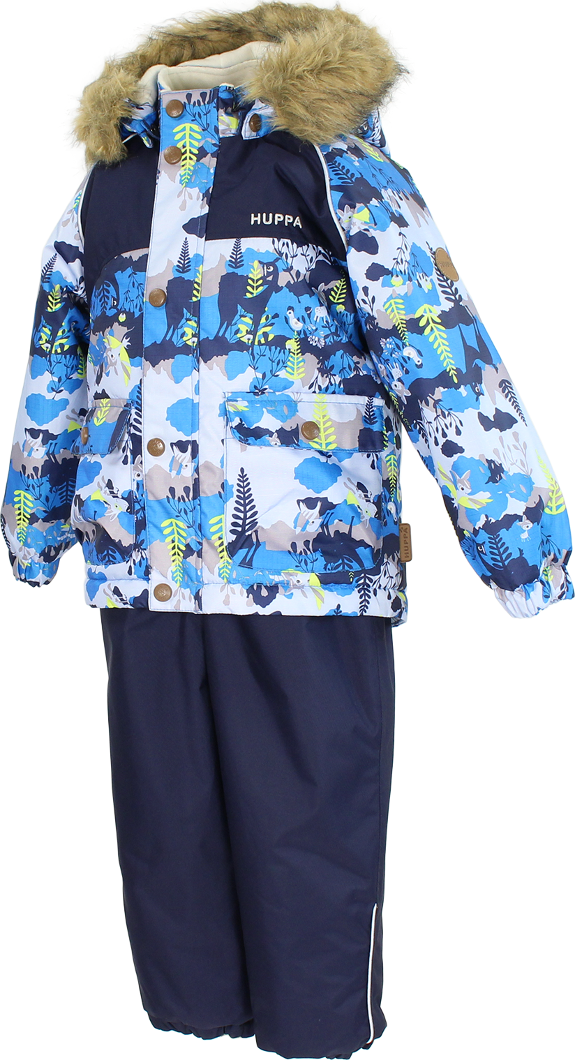 Комплект верхней одежды Huppa AIDAN, размер 086, синий, голубой