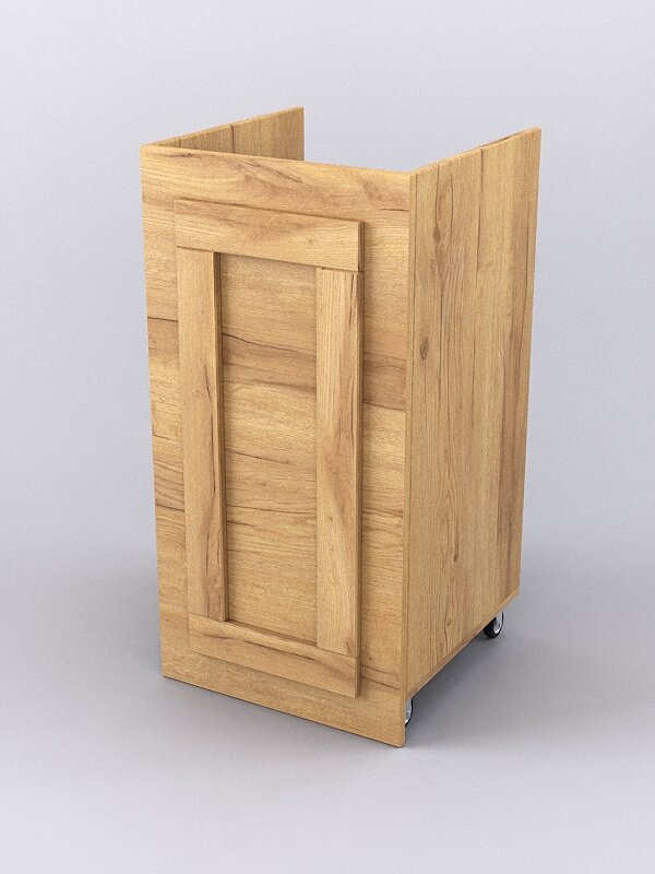 Прилавок под кассу "орнамент" №3 выкатной, Дуб Золотистый U1148