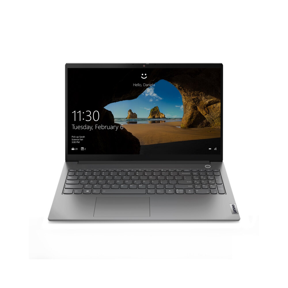 Ноутбук 15.6" FHD LENOVO ThinkBook 15 G2 ITL gray (Core i3 1115G4/4Gb/256Gb SSD/VGA int/FP/noOS) ((20VE007SAK))