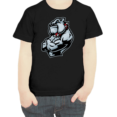 фото Футболка , размер 104, черный нет бренда