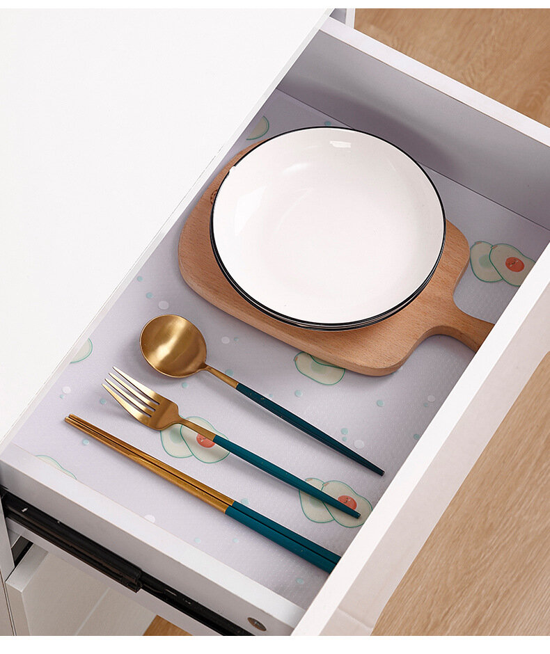 Противоскользящий коврик для шкафа и холодильника 45*500 см. — фото 1