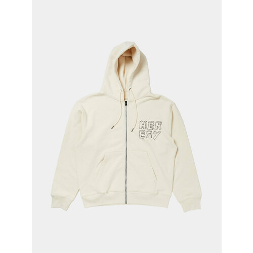 фото Худи heresy london coil zip hood, размер l, бежевый