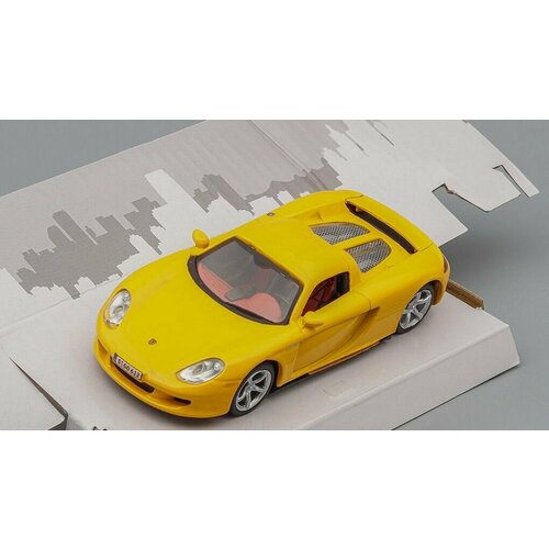Масштабная модель PORSCHE Carrera GT, yellow машинка kinsmart porsche carrera gt 1 36 желтая арт кт5081 4