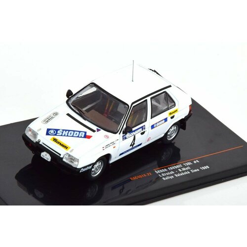 aktivator kleva klevo hishnik zima okun krasnyj 500g SKODA Favorit 136L №4 Rally Valasska Zima, Krecek/Motl (1989), масштабная модель автомобиля коллекционная