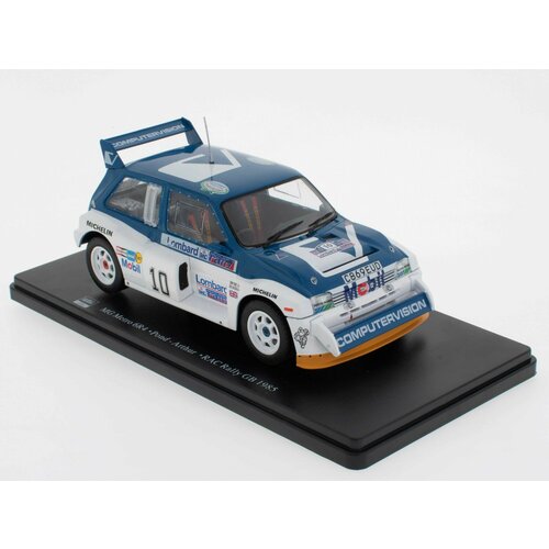 MG Metro 6R4 #10 Austin Rover Pond/Arthur 3 место RAC Rally 1985, масштабная модель коллекционная hyundai i20 coupe wrc 7 loubet landais 7 место rally sardinien 2020 масштабная модель автомобиля коллекционная