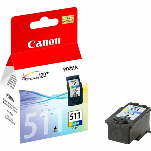 Картридж для струйного принтера CANON CL-511 (2972B001) картридж для струйного принтера canon cl 511 2972b001