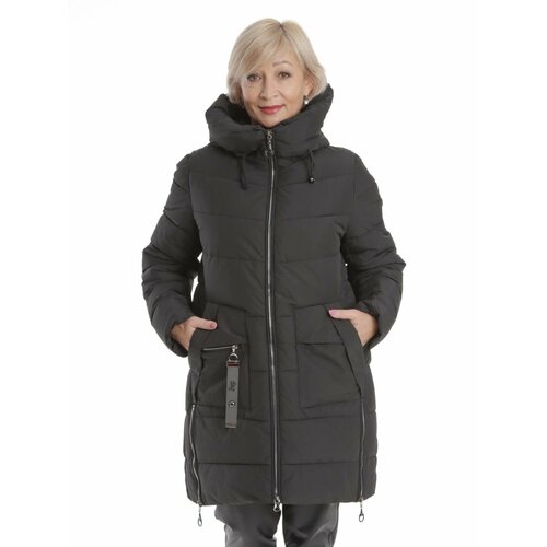 фото Куртка , размер 58, черный нет бренда