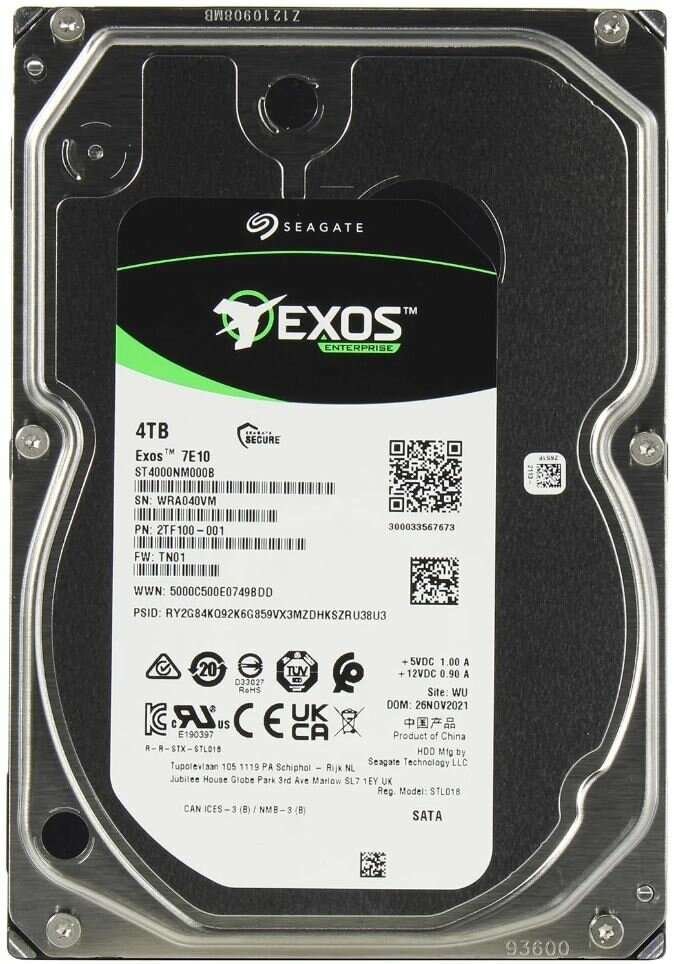 Жесткий диск Seagate 4 ТБ (ST4000NM000B)