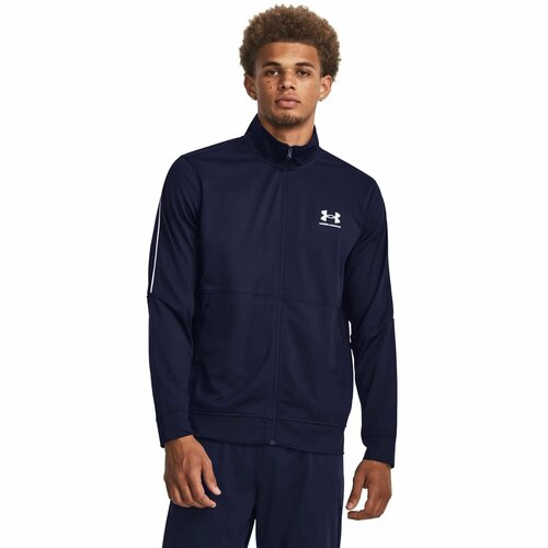 Олимпийка Under Armour, размер MD, белый, синий олимпийка under armour ua tricot fashion jacket sm для мужчин