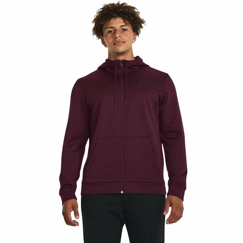фото Толстовка under armour, размер l, бордовый