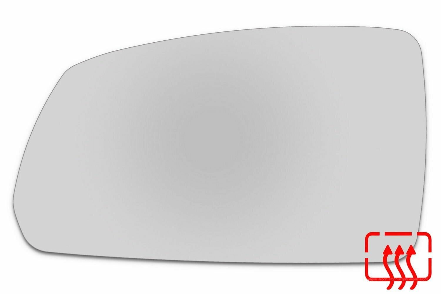 Зеркальный элемент левый KIA Rio I (03-05) сфера нейтральный с обогревом