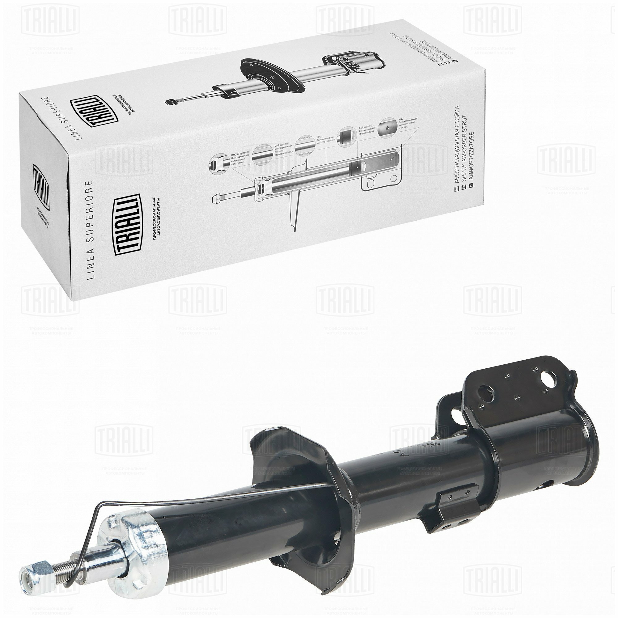 Амортизатор Chery Kimo 07-, QQ6 06-, Indis 09- передний газовый Trialli