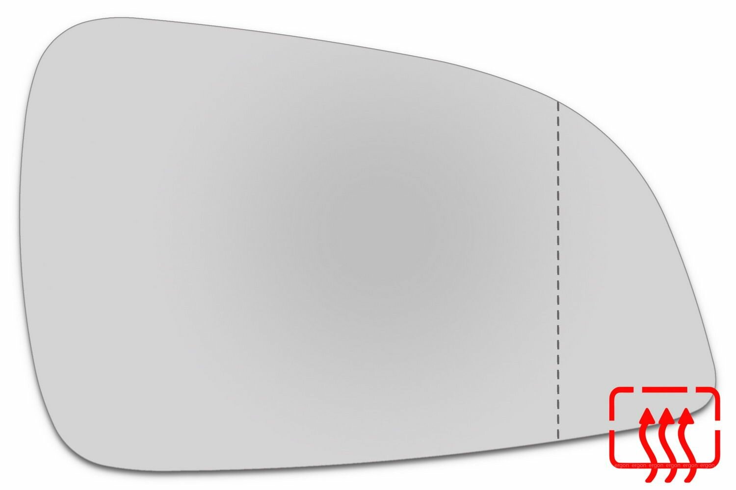 Зеркальный элемент правый OPEL Astra H (10-15) асферика нейтральный с обогревом. Размер зеркального элемента по центральной оси: высота -115 мм, длина - 177 мм.
