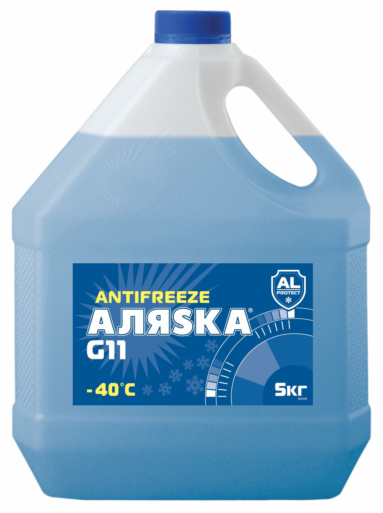 Антифриз Аляска blue - 40 G11 5 кг DELFIN GROUP 5531 | цена за 1 шт