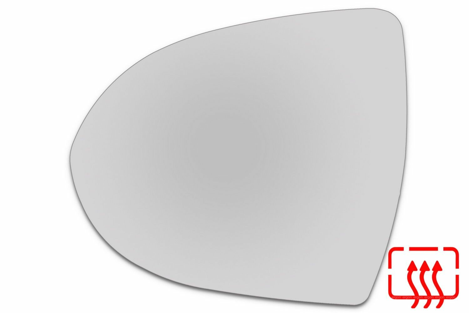 Зеркальный элемент левый KIA Sportage III (10-16) сфера нейтральный с обогревом