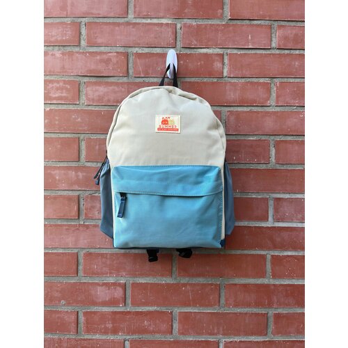 фото Lovey summer рюкзак городской, желтый, бежевый/голубой /синий