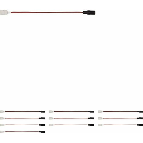 Коннектор для светодиодной ленты PLSC-8х2/20/j (10шт) JAZZWAY (5009219)