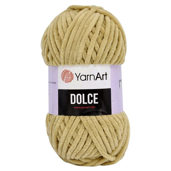 Пряжа для вязания YarnArt Dolce (Дольче), цвет: бежевый (747), состав: 100% микрополиэстер, вес: 100 г, длина: 120 м