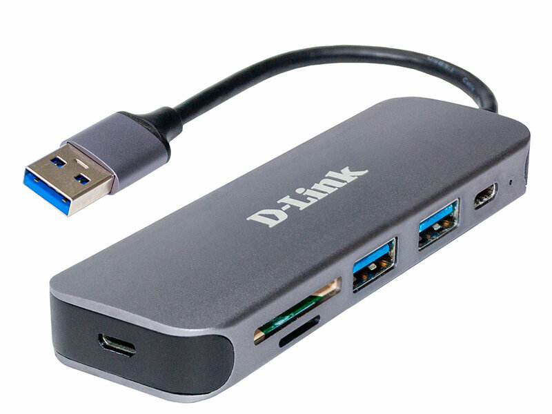 USB-концентратор D-LINK DUB-1325/A2A Gray