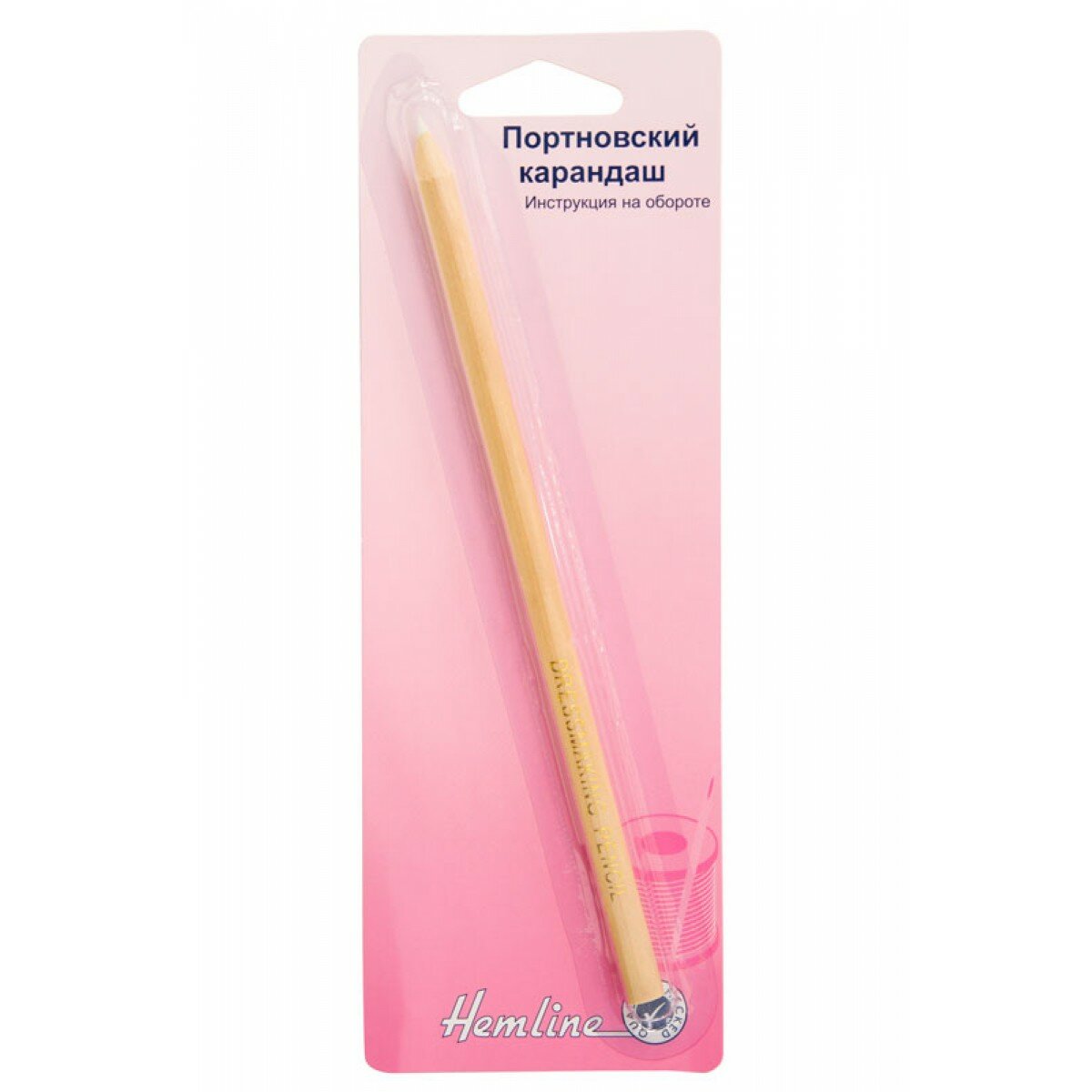 299.GREY Портновский карандаш, растворяемый в воде, серый, для светлых тканей Hemline - фото №4