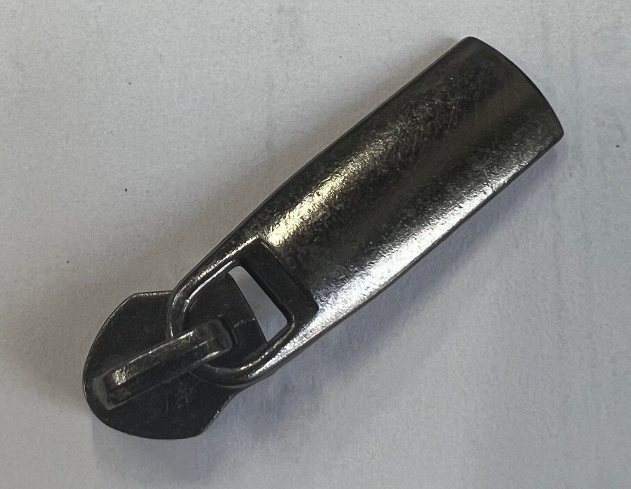 Фурнитура для сумок бегунок на молнию металлической тип 5. XL ZOLO черный никель 10 шт