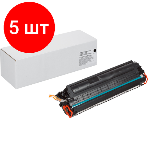 картридж nv print nv cb435a 436a 285 725 s3 картридж Комплект 5 штук, Картридж лазерный универсальный Retech CE285A/CB435A/436A/725 чер