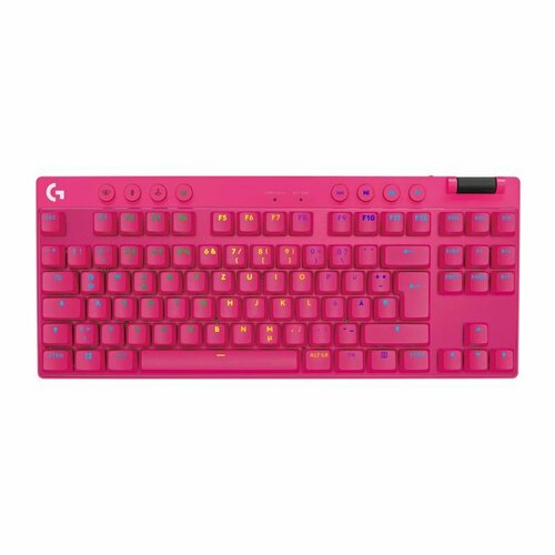 Игровая клавиатура Logitech PRO X TKL LIGHTSPEED розовая 4499000₽